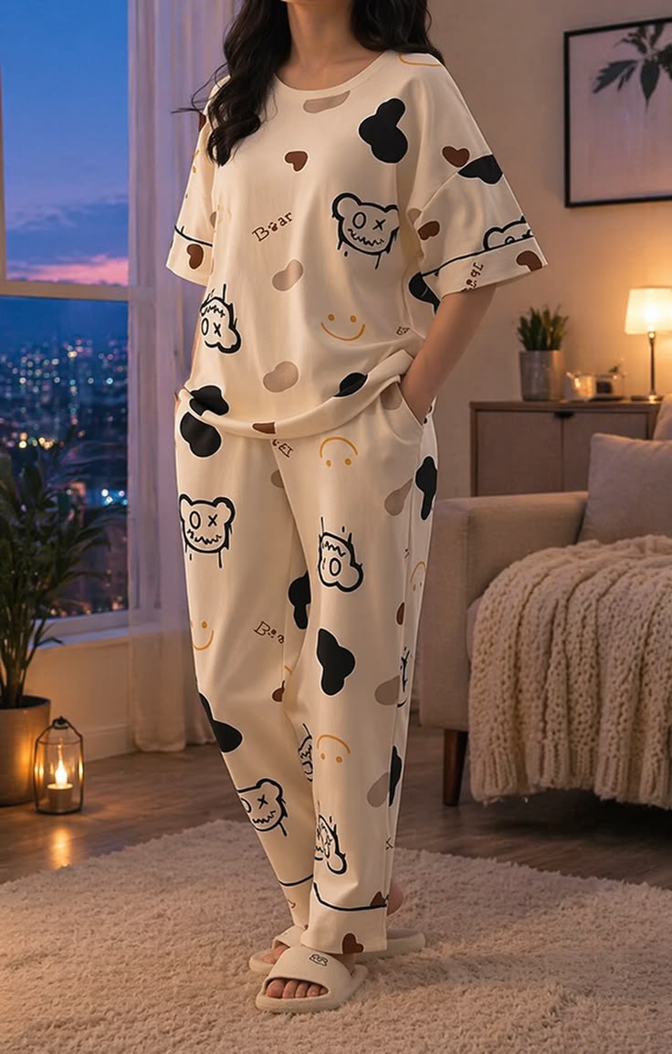 Printed Night Set